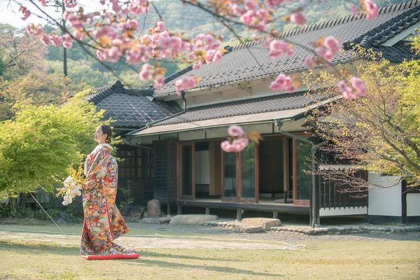 迎賓館サクラヒルズ川上別荘の様子